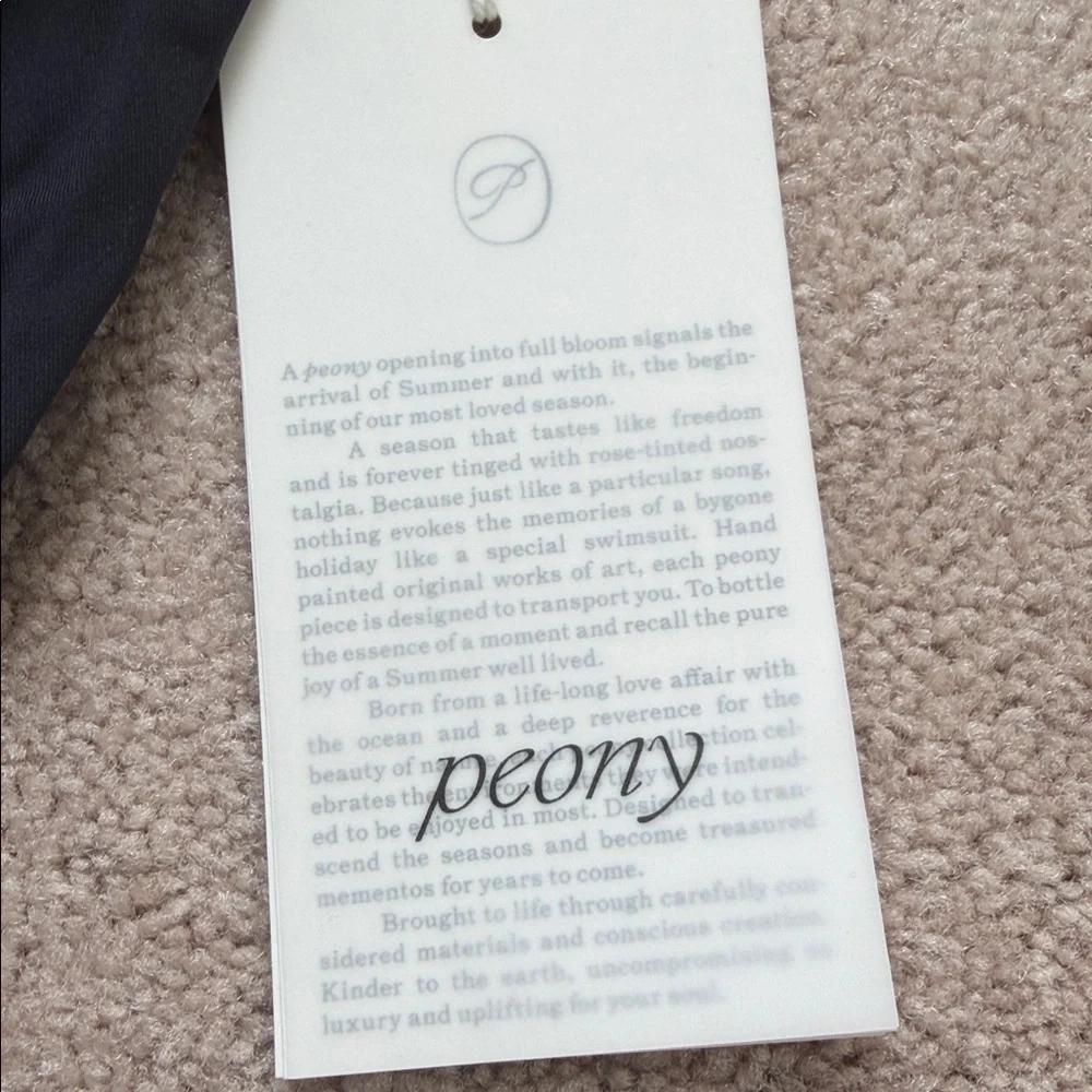 NWT. Peony Keepsake Balconette High Waisted Bikini